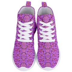 Paradise Blossom Tree On The Mountain High Women s Lightweight High Top Sneakers by pepitasart