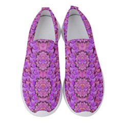 Paradise Blossom Tree On The Mountain High Women s Slip On Sneakers