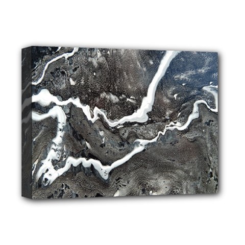 Cold Lava Deluxe Canvas 16  X 12  (stretched)  by WILLBIRDWELL