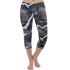 Cold Lava Capri Yoga Leggings by WILLBIRDWELL