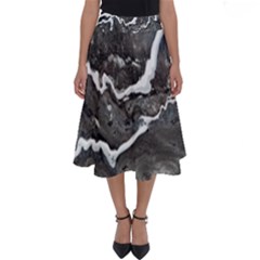 Cold Lava Perfect Length Midi Skirt by WILLBIRDWELL