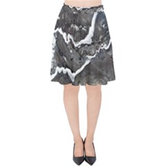 Cold Lava Velvet High Waist Skirt by WILLBIRDWELL