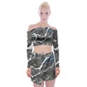 COLD LAVA Off Shoulder Top with Mini Skirt Set View1