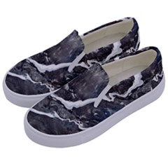 Cold Lava Kids  Canvas Slip Ons by WILLBIRDWELL