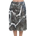 COLD LAVA Velvet Flared Midi Skirt View1