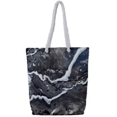 Cold Lava Full Print Rope Handle Tote (small) by WILLBIRDWELL