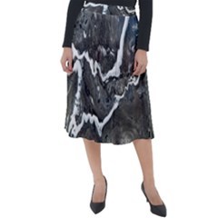 Cold Lava Classic Velour Midi Skirt  by WILLBIRDWELL