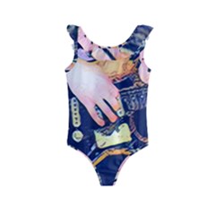 Stevie Ray Kids  Frill Swimsuit