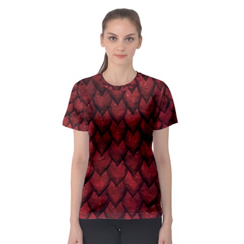 Redreptile Women s Sport Mesh Tee by LalaChandra