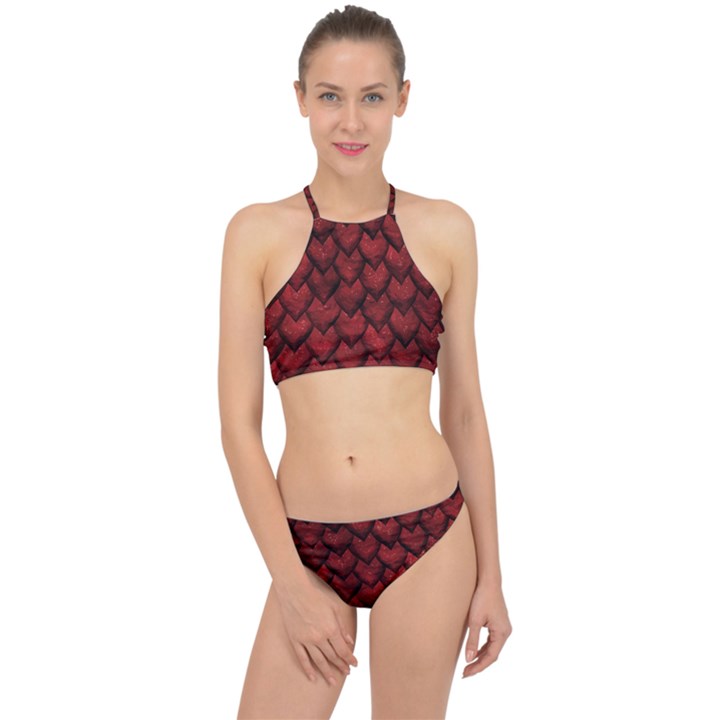 Redreptile Racer Front Bikini Set