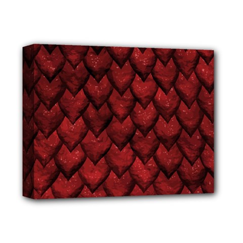 Red Dragon Deluxe Canvas 14  X 11  (stretched) by LalaChandra