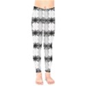 Black And White Geo Kids  Legging View1