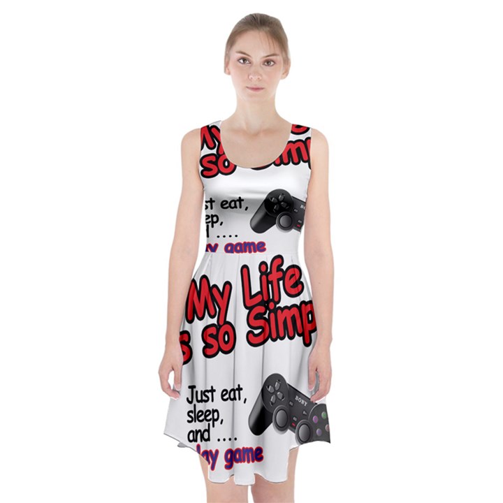 My Life Is Simple Racerback Midi Dress