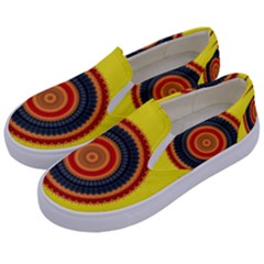 Art Decoration Wallpaper Bright Kids  Canvas Slip Ons by Pakrebo