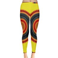 Art Decoration Wallpaper Bright Inside Out Leggings by Pakrebo