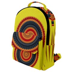 Art Decoration Wallpaper Bright Flap Pocket Backpack (small)