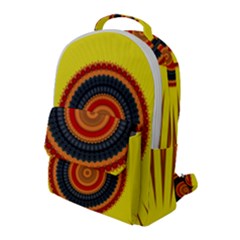 Art Decoration Wallpaper Bright Flap Pocket Backpack (large)