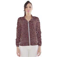 Design Pattern Abstract Desktop Windbreaker (women) by Pakrebo