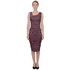 Design Pattern Abstract Desktop Sleeveless Pencil Dress by Pakrebo