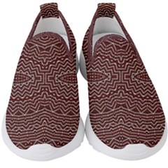 Design Pattern Abstract Desktop Kids  Slip On Sneakers