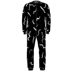 Scribbles Lines Drawing Picture Onepiece Jumpsuit (men)  by Pakrebo