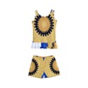 Design Circular Round Pattern Kids  Boyleg Swimsuit View1