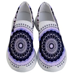 Design Circular Pattern Mandala Women s Lightweight Slip Ons by Pakrebo