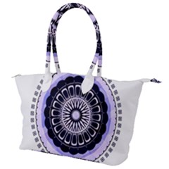 Design Circular Pattern Mandala Canvas Shoulder Bag