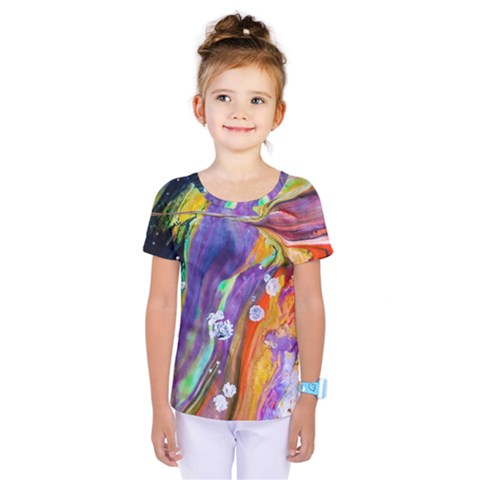 Abstract Modern Detail Color Kids  One Piece Tee by Pakrebo