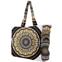 Mandala Pattern Round Ethnic Simple Shoulder Bag by Pakrebo