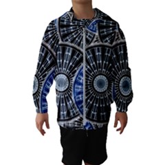 Cog Gear Wheel Engineering Round Hooded Windbreaker (kids) by Pakrebo