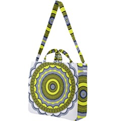 Mandala Pattern Round Ethnic Square Shoulder Tote Bag by Pakrebo