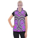 Round Pattern Ethnic Design Women s Button Up Vest View1