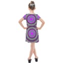 Round Pattern Ethnic Design Kids  Cross Web Dress View2