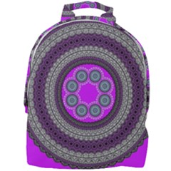 Round Pattern Ethnic Design Mini Full Print Backpack by Pakrebo