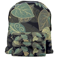 Autumn Fallen Leaves Dried Leaves Giant Full Print Backpack by Pakrebo