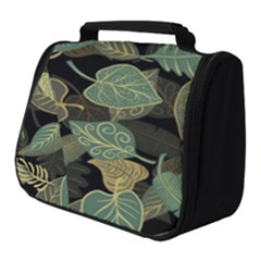 Autumn Fallen Leaves Dried Leaves Full Print Travel Pouch (small)