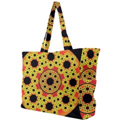 Fractal Art Design Pattern Simple Shoulder Bag