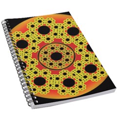 Fractal Art Design Pattern 5 5  X 8 5  Notebook