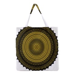 Design Circular Shape Round Grocery Tote Bag by Pakrebo