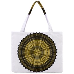 Design Circular Shape Round Mini Tote Bag by Pakrebo