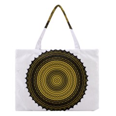 Design Circular Shape Round Medium Tote Bag by Pakrebo