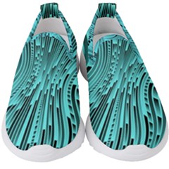 Design Backdrop Abstract Wallpaper Kids  Slip On Sneakers