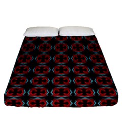 Pattern Design Artistic Decor Fitted Sheet (queen Size) by Pakrebo