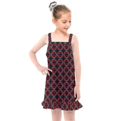 Pattern Design Artistic Decor Kids  Overall Dress by Pakrebo