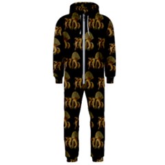 Dragon Motif Print Pattern Hooded Jumpsuit (men)  by dflcprintsclothing