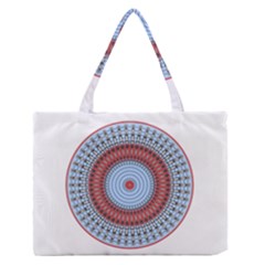 Pattern Design Circular Shape Zipper Medium Tote Bag by Pakrebo