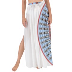 Pattern Design Circular Shape Maxi Chiffon Tie-up Sarong by Pakrebo