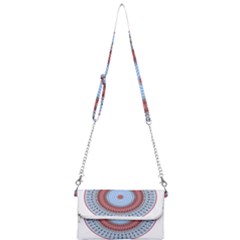 Pattern Design Circular Shape Mini Crossbody Handbag