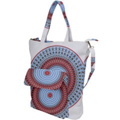 Pattern Design Circular Shape Shoulder Tote Bag by Pakrebo